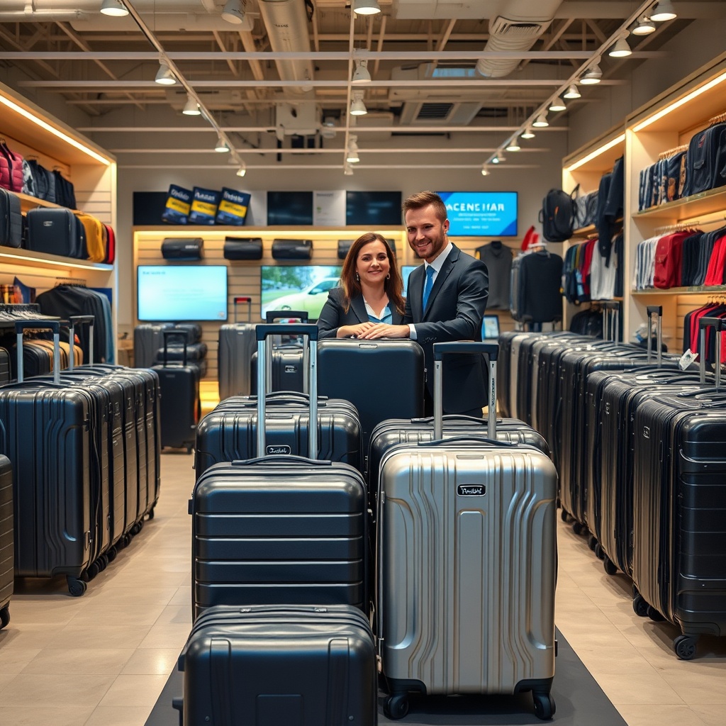 Quality suitcases for travelers